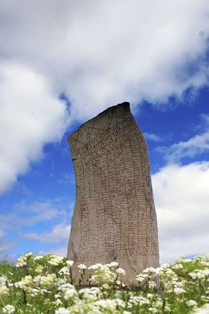 Free download Runestone Runes Vikings -  free photo or picture to be edited with GIMP online image editor