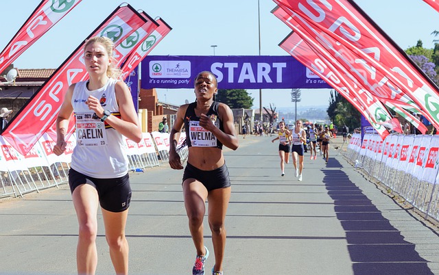 Free download running athletes sport marathon free picture to be edited with GIMP free online image editor