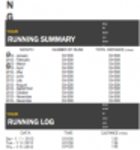 Free download Running Log DOC, XLS or PPT template free to be edited with LibreOffice online or OpenOffice Desktop online