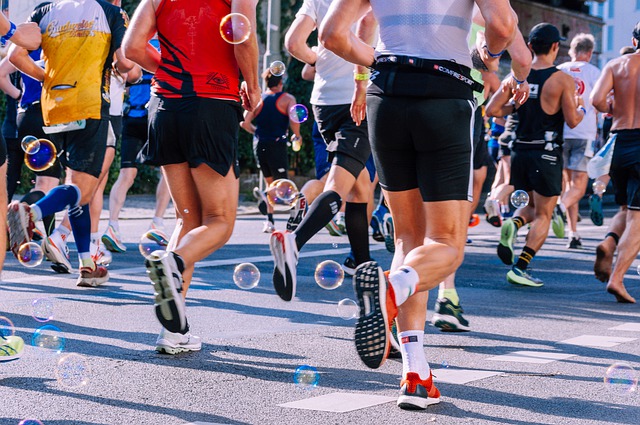 Free download running marathon sports athletes free picture to be edited with GIMP free online image editor