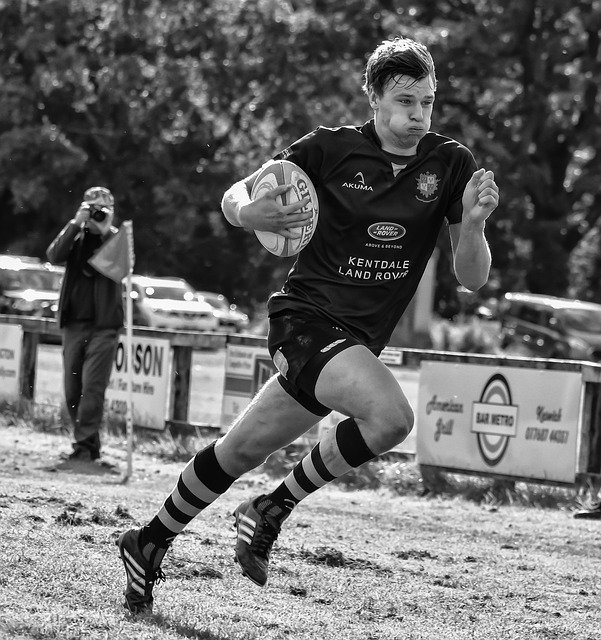 Free download Running Rugby Union Sport -  free photo or picture to be edited with GIMP online image editor