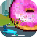 Rusher Crusher Game Dodge, Crush, and Conquer the Enemy Swarm!  screen for extension Chrome web store in OffiDocs Chromium