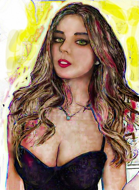 Free download Russian Girl Portrait Fantasy -  free illustration to be edited with GIMP free online image editor