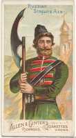 Free download Russian Strelitz Axe, from the Arms of All Nations series (N3) for Allen & Ginter Cigarettes Brands free photo or picture to be edited with GIMP online image editor