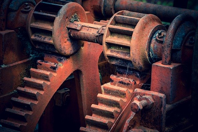 Free download Rust Machine Gears -  free photo or picture to be edited with GIMP online image editor