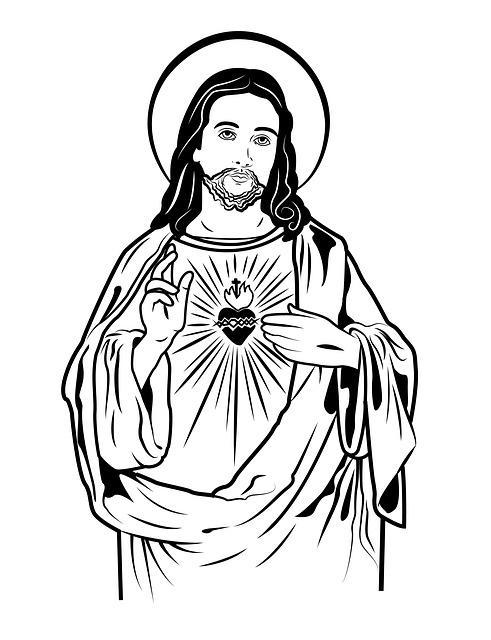 無料ダウンロードSacredHeartJesus-GIMPで編集できる無料のイラスト無料のオンライン画像エディタ