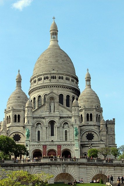 Muat turun percuma Sacred Heart Paris Monument - foto atau gambar percuma untuk diedit dengan editor imej dalam talian GIMP