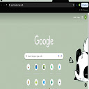 Sage Green Panda Theme  screen for extension Chrome web store in OffiDocs Chromium