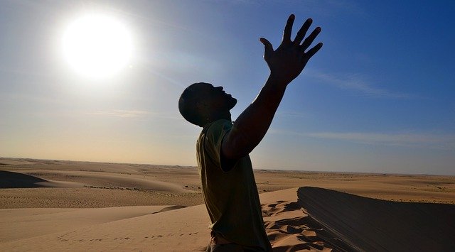Free download Sahara Desert Man -  free photo or picture to be edited with GIMP online image editor