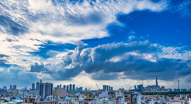 Free download saigon cityscape skyline free picture to be edited with GIMP free online image editor