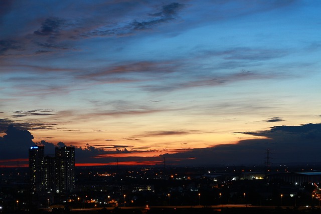 Free download saigon city sunset cityscape free picture to be edited with GIMP free online image editor