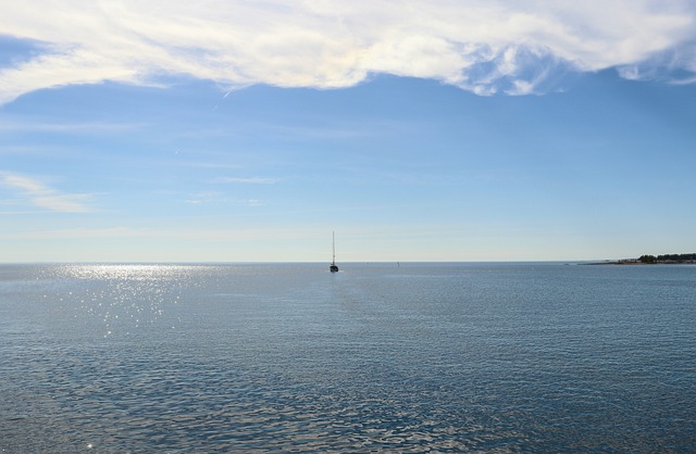 Free download sailboat horizon sea nostalgia free picture to be edited with GIMP free online image editor