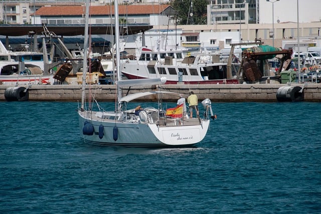 Free download sailboat luxury boat enter harbor free picture to be edited with GIMP free online image editor