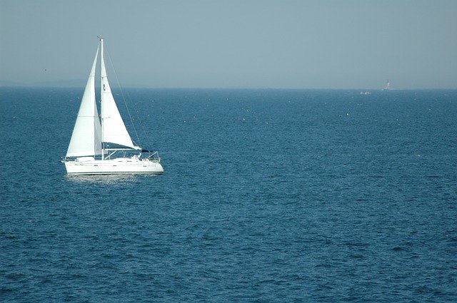 Free download Sailboat Water Ocean -  free photo or picture to be edited with GIMP online image editor