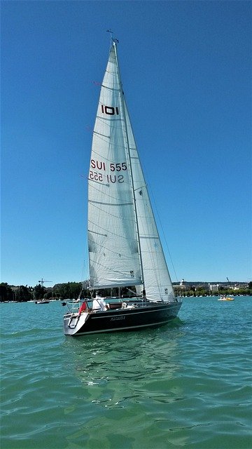 Descarga gratuita Sailing Boat Lake - foto o imagen gratis y gratuita para editar con el editor de imágenes en línea GIMP