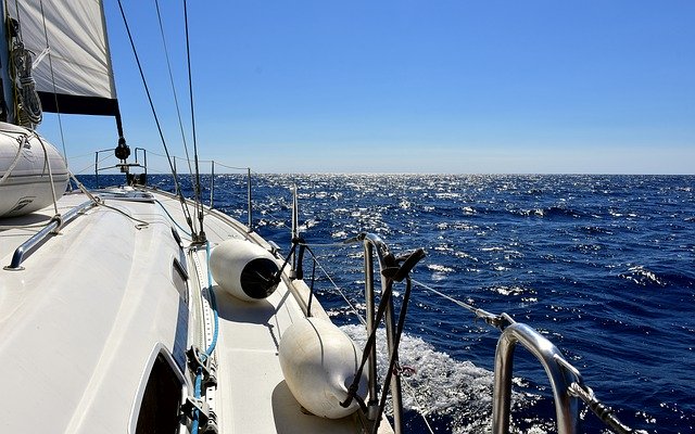 Free download Sailing Yacht Sea The -  free photo or picture to be edited with GIMP online image editor