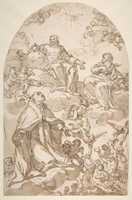Free download Saint Gregory the Great Interceding for Souls in Purgatory free photo or picture to be edited with GIMP online image editor