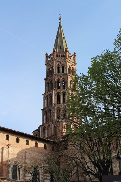 Gratis download Saint Sernin Basilica Toulouse - gratis foto of afbeelding om te bewerken met GIMP online afbeeldingseditor