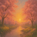 Sakura River Bloom  screen for extension Chrome web store in OffiDocs Chromium