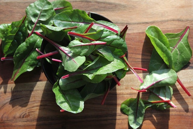 Free download salad green stuff chard dish food free picture to be edited with GIMP free online image editor