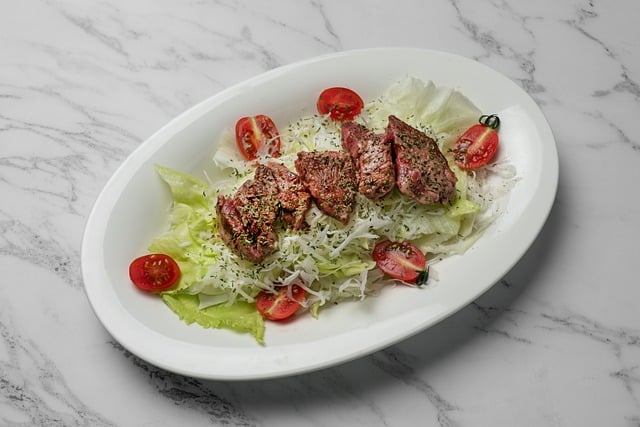 Free download salad steak salad steak lettuce free picture to be edited with GIMP free online image editor