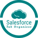Salesforce Tab Organizer  screen for extension Chrome web store in OffiDocs Chromium