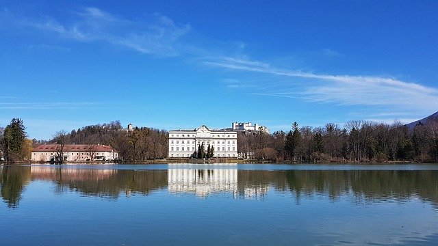 免费下载 Salzburg Castle Leopoldskron - 可使用 GIMP 在线图像编辑器编辑的免费照片或图片