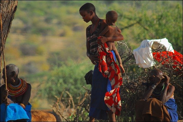 הורדה חינם של טקס החתונה Samburu - תמונה או תמונה בחינם לעריכה עם עורך התמונות המקוון GIMP