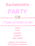 Free download Sample bachelorette party invitation DOC, XLS or PPT template free to be edited with LibreOffice online or OpenOffice Desktop online
