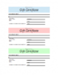 Free download Sample Gift Voucher Template DOC, XLS or PPT template free to be edited with LibreOffice online or OpenOffice Desktop online