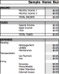 Free download Sample Home Budget Microsoft Word, Excel or Powerpoint template free to be edited with LibreOffice online or OpenOffice Desktop online