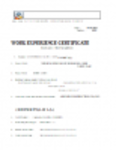Free download  Sample Printable Experience Certificate Template DOC, XLS or PPT template free to be edited with LibreOffice online or OpenOffice Desktop online