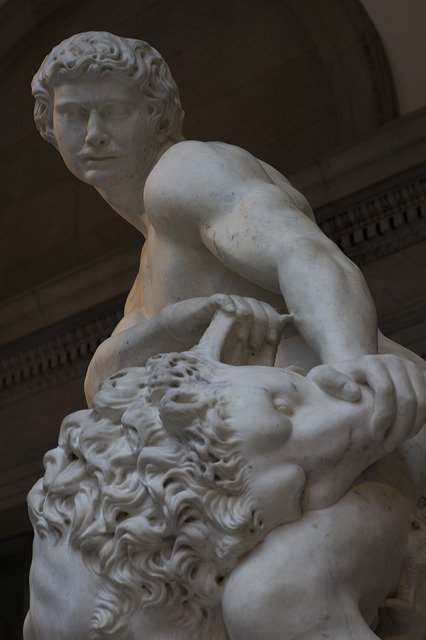 Free download Samson Sculpture Bible -  free photo or picture to be edited with GIMP online image editor