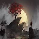 Samurai Landscape Theme  screen for extension Chrome web store in OffiDocs Chromium