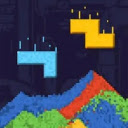 Sand Tetris  screen for extension Chrome web store in OffiDocs Chromium