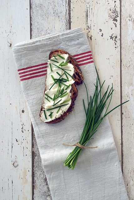 Free download sandwich bread slice chives snack free picture to be edited with GIMP free online image editor