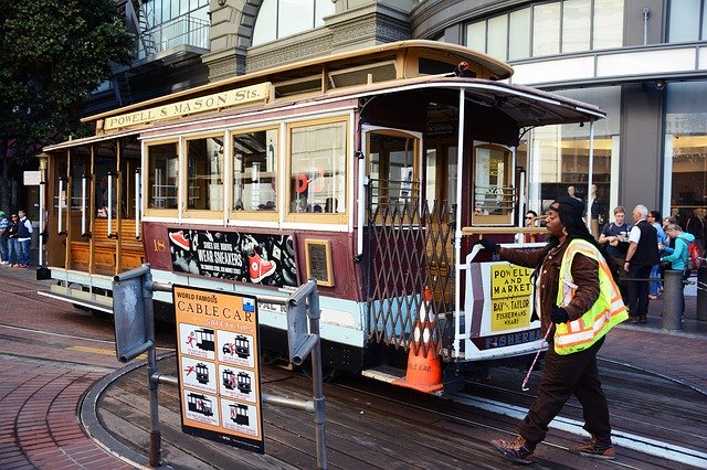 Gratis download San Francisco Cable Car - gratis foto of afbeelding om te bewerken met GIMP online afbeeldingseditor