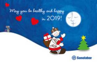Free download Sanolabor Happy New Year 2019 free photo or picture to be edited with GIMP online image editor