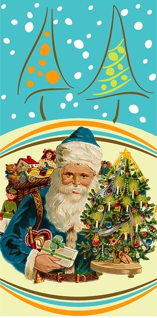 Free download Santa Claus Christmas Family -  free illustration to be edited with GIMP free online image editor