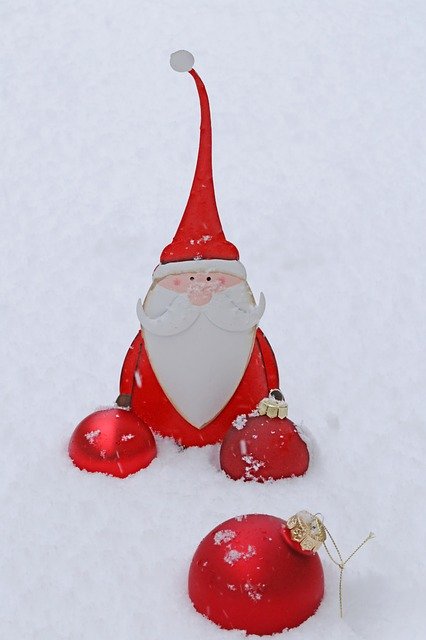 Free download Santa Claus Statuette Ball -  free photo or picture to be edited with GIMP online image editor