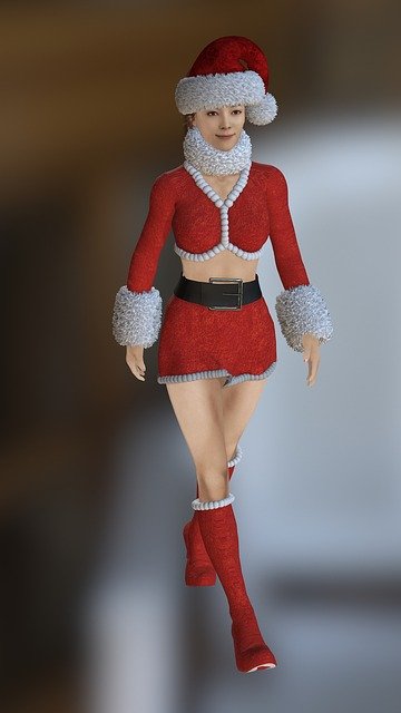 Free download Santa Girl WomenS -  free illustration to be edited with GIMP free online image editor