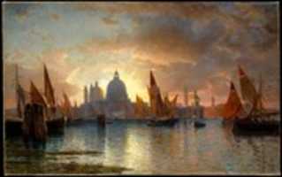 Free download Santa Maria della Salute, Sunset free photo or picture to be edited with GIMP online image editor