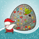 Santas Flying Gift Quest Offline HTML5 Game  screen for extension Chrome web store in OffiDocs Chromium
