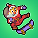 Santa Surfers  screen for extension Chrome web store in OffiDocs Chromium