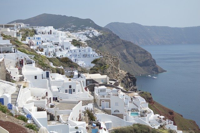 Descărcare gratuită Santorini Cyclades Kyklades - fotografie sau imagini gratuite pentru a fi editate cu editorul de imagini online GIMP