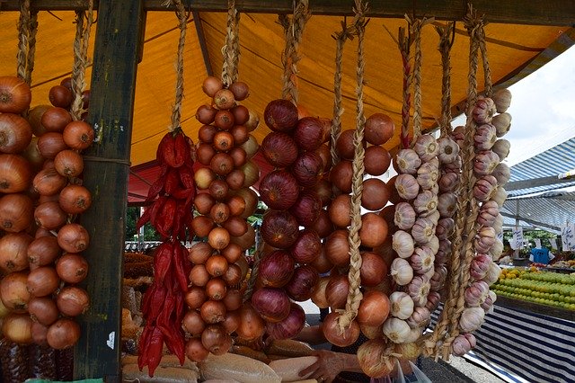 Free download Sao Paulo Onions Market -  free photo or picture to be edited with GIMP online image editor