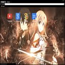 SAO Theme 1920x1080  screen for extension Chrome web store in OffiDocs Chromium