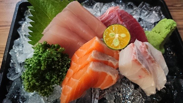 Free download Sashimi Japanese Raw Fish -  free photo or picture to be edited with GIMP online image editor