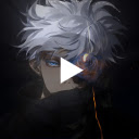 Satoru Gojo Rose Live Wallpaper New Tab  screen for extension Chrome web store in OffiDocs Chromium