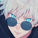 Satoru Gojo with Sunglasses  screen for extension Chrome web store in OffiDocs Chromium